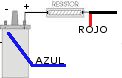 diagrama de coneccion del cable rojo con bobina con r