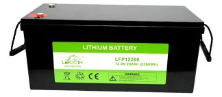 Batería De Litio leoch 12v 200ah (12.8v) Lifepo4 Bms Int.