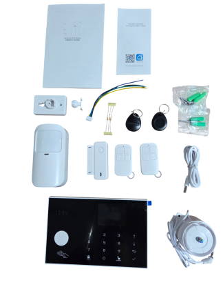 kit alarma domiciliaria wifi 4g muy simple de instalar