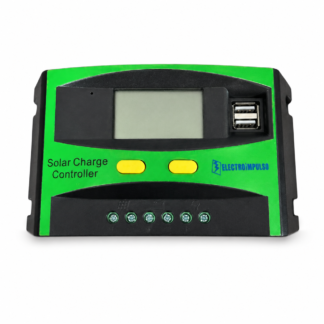 Regulador de Carga Solar PWM 30A 12V/24V con Display LCD y Doble USB